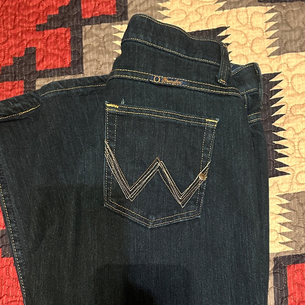 Wrangler Women's Deep Indigo Boot Cut Jeans